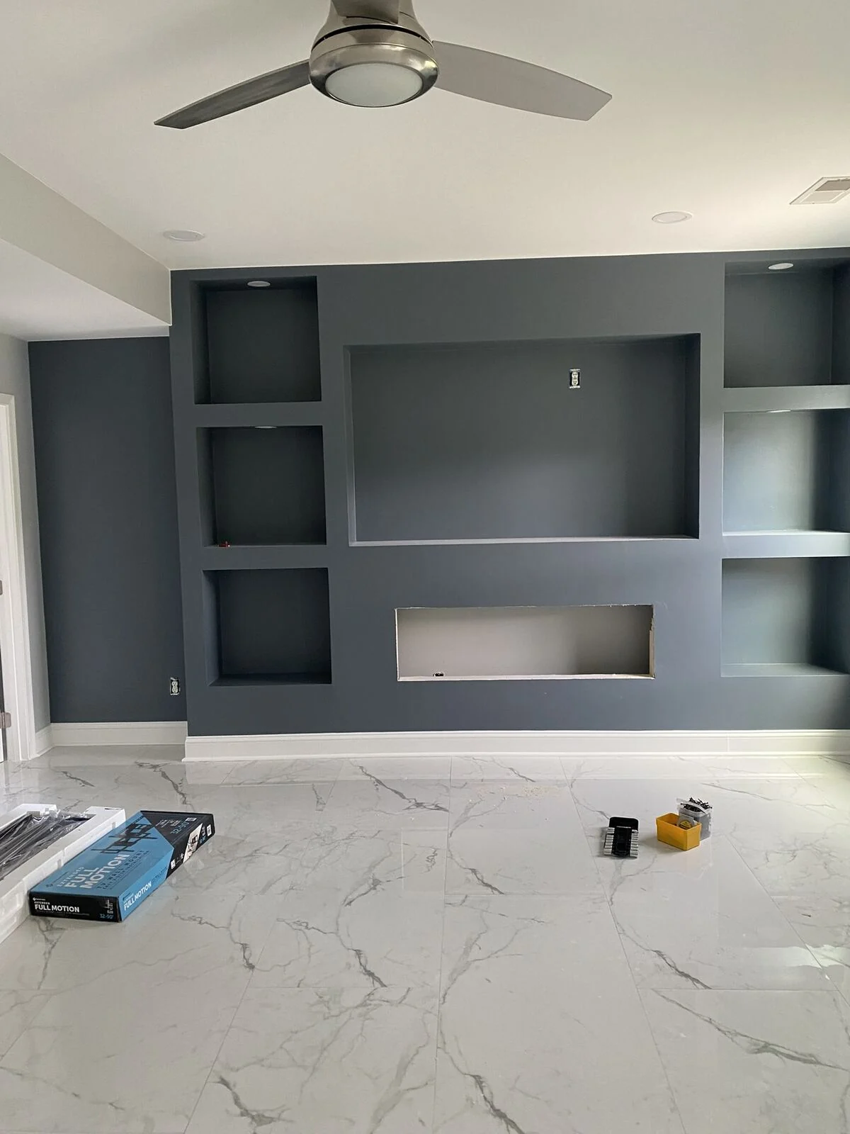 Custom Entertainment Wall — During