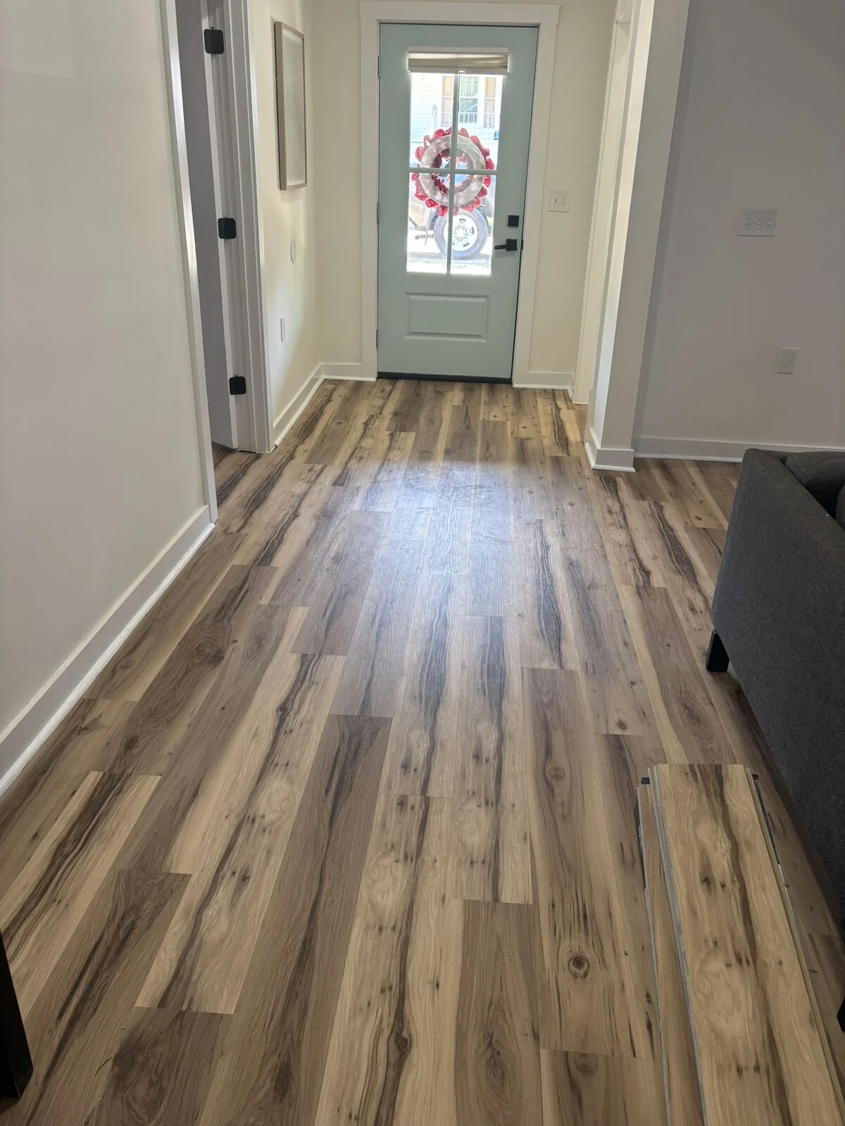Finished flooring