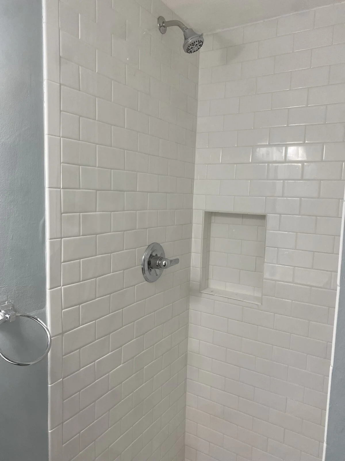 Finished Subway-Tile Shower
