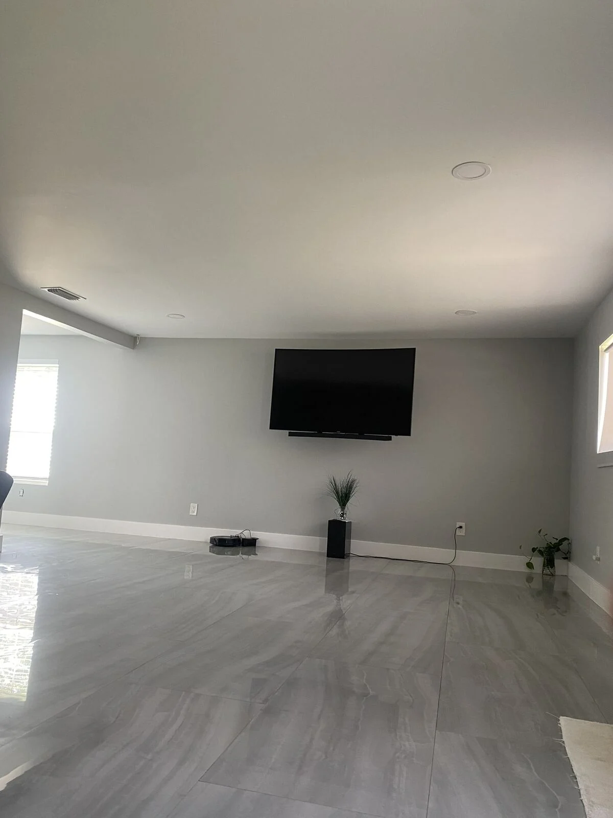 Large-Format Marble-Look Flooring