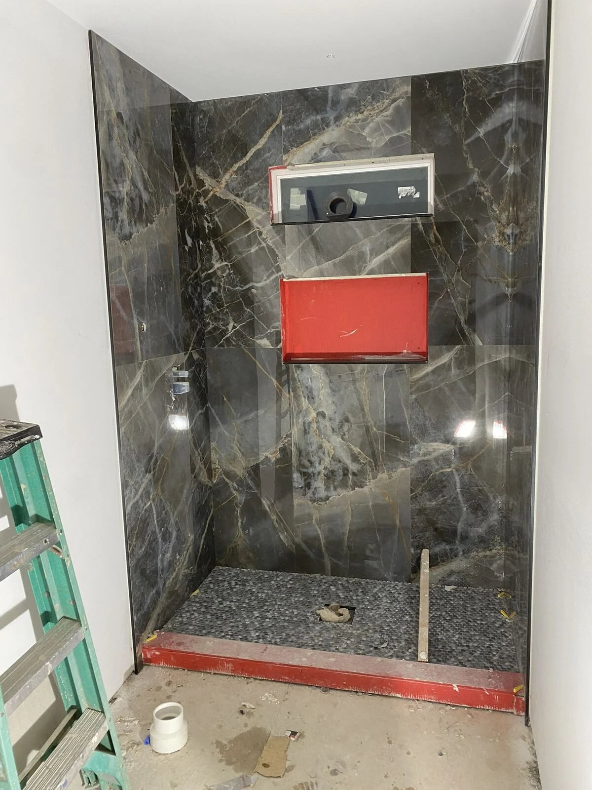 Shower Tile and Bathroom Build