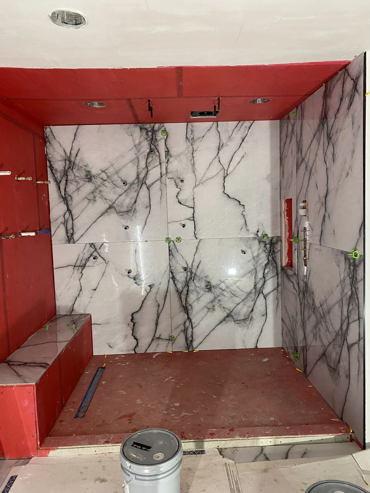 Shower Waterproofing and Tile Installation