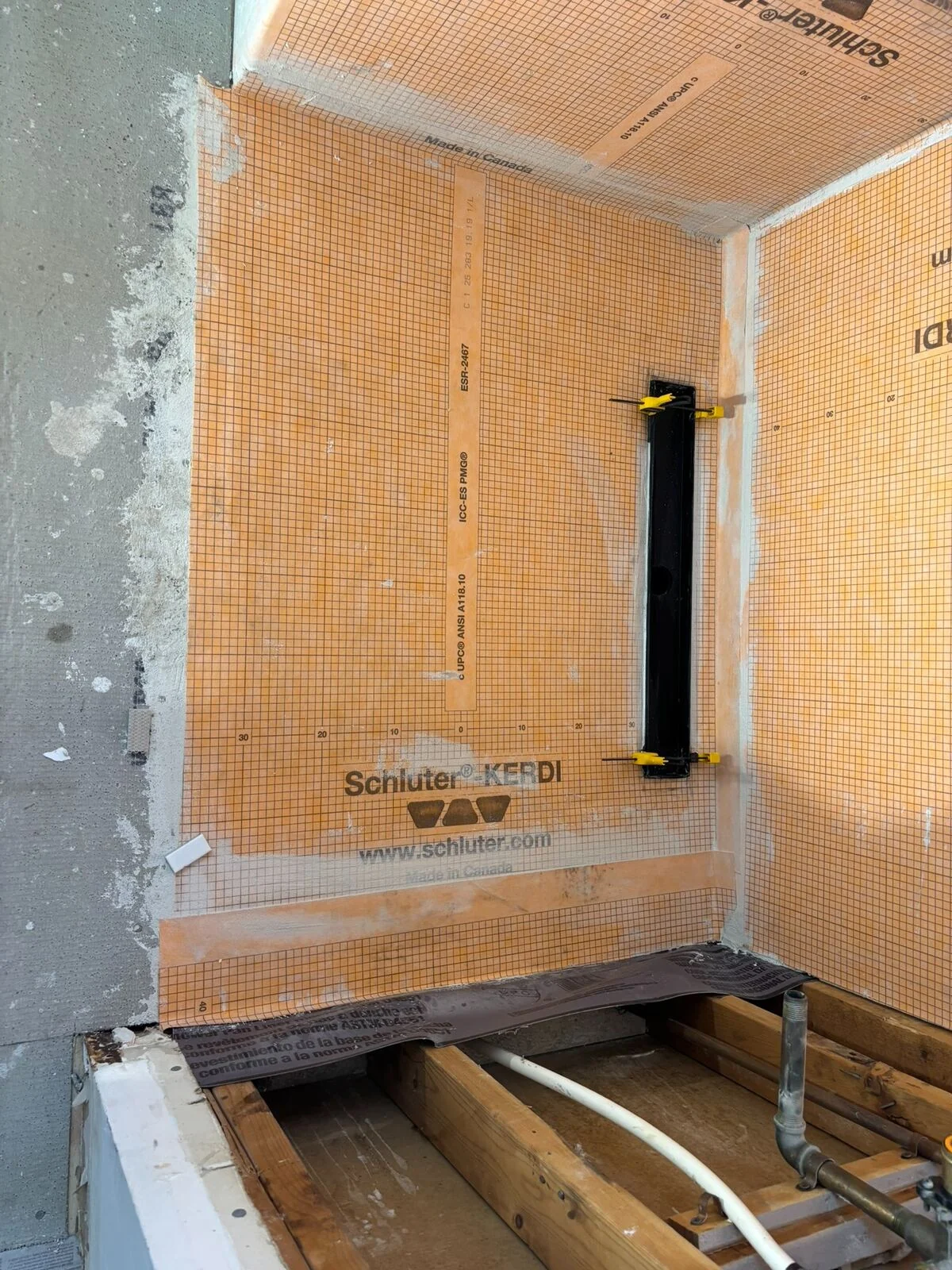 Shower Waterproofing and Tile Work